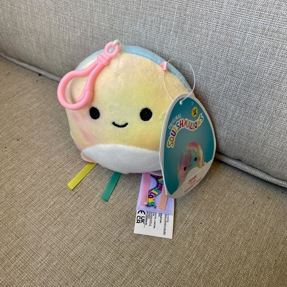 Squishmallows Other - Squishmallows Clip On ~ JANET the Jellyfish ~ 3.5" Jellyfish New